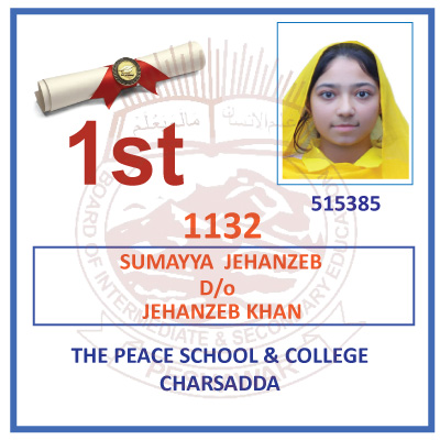 1st Position Holder
