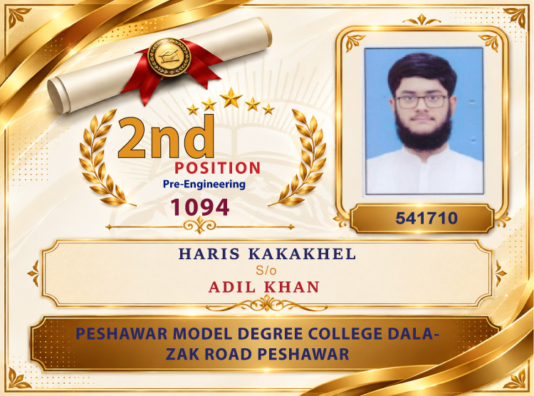 2nd Position Holder