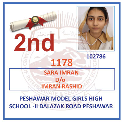 2nd Position Holder