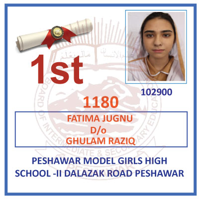 1st Position Holder
